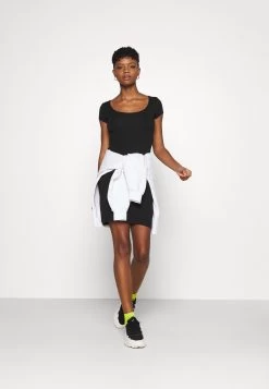 Even&Odd 2 PackVestito Di MaglinaBlack/Mottled Grey Donna Vestiti EV421C131-Q11