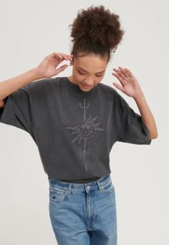 Even&Odd T-Shirt Con StampaBlack Donna T-shirt E Top EV421D25Q-Q11