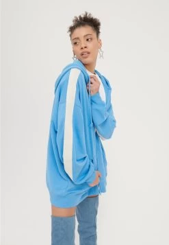 Even&Odd Felpa Con ZipBlue Donna Felpe EV421J0DA-K11
