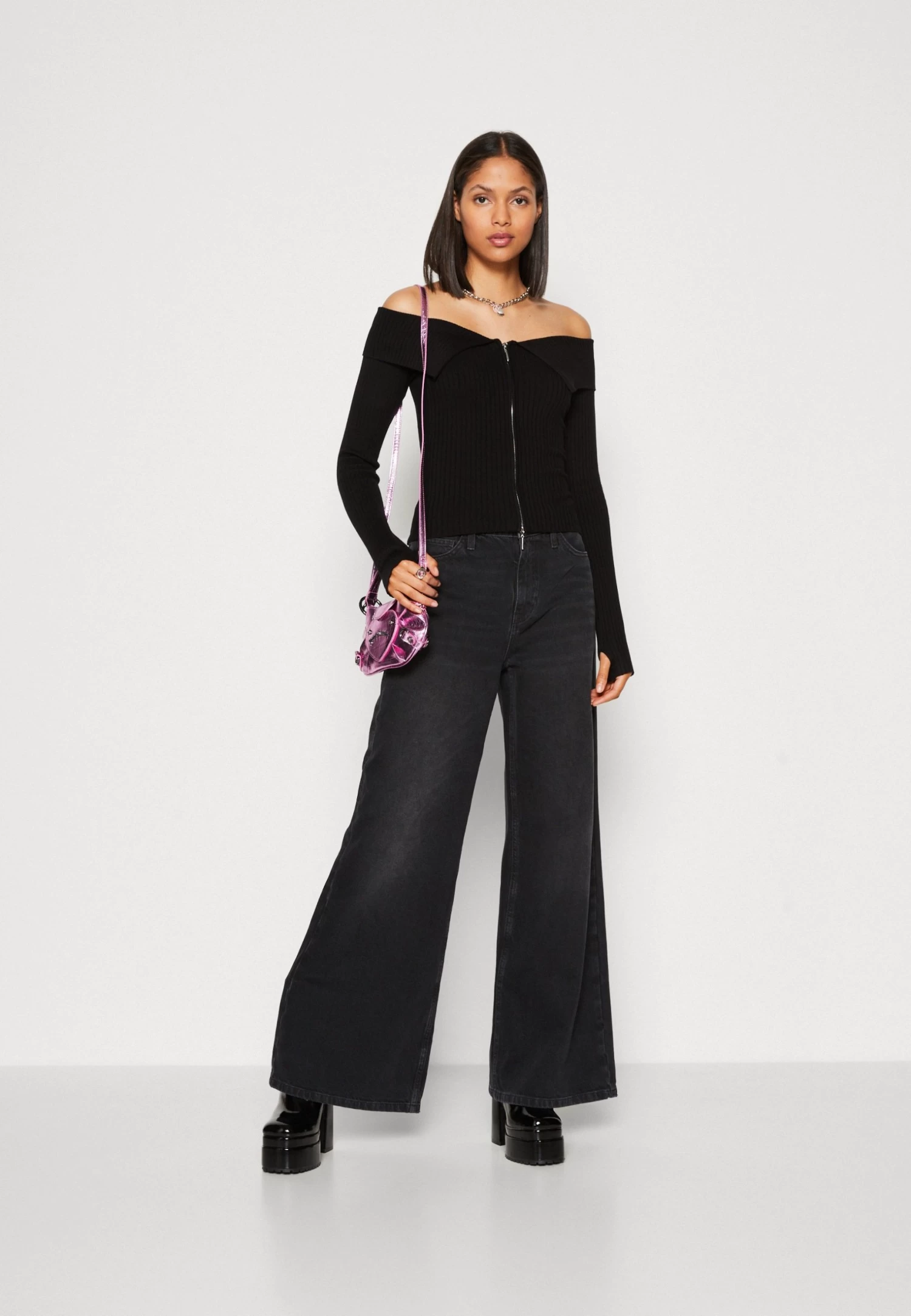 Even&Odd Jeans A ZampaBlack Denim Donna Jeans EV421N06F-Q11 - immagine 2