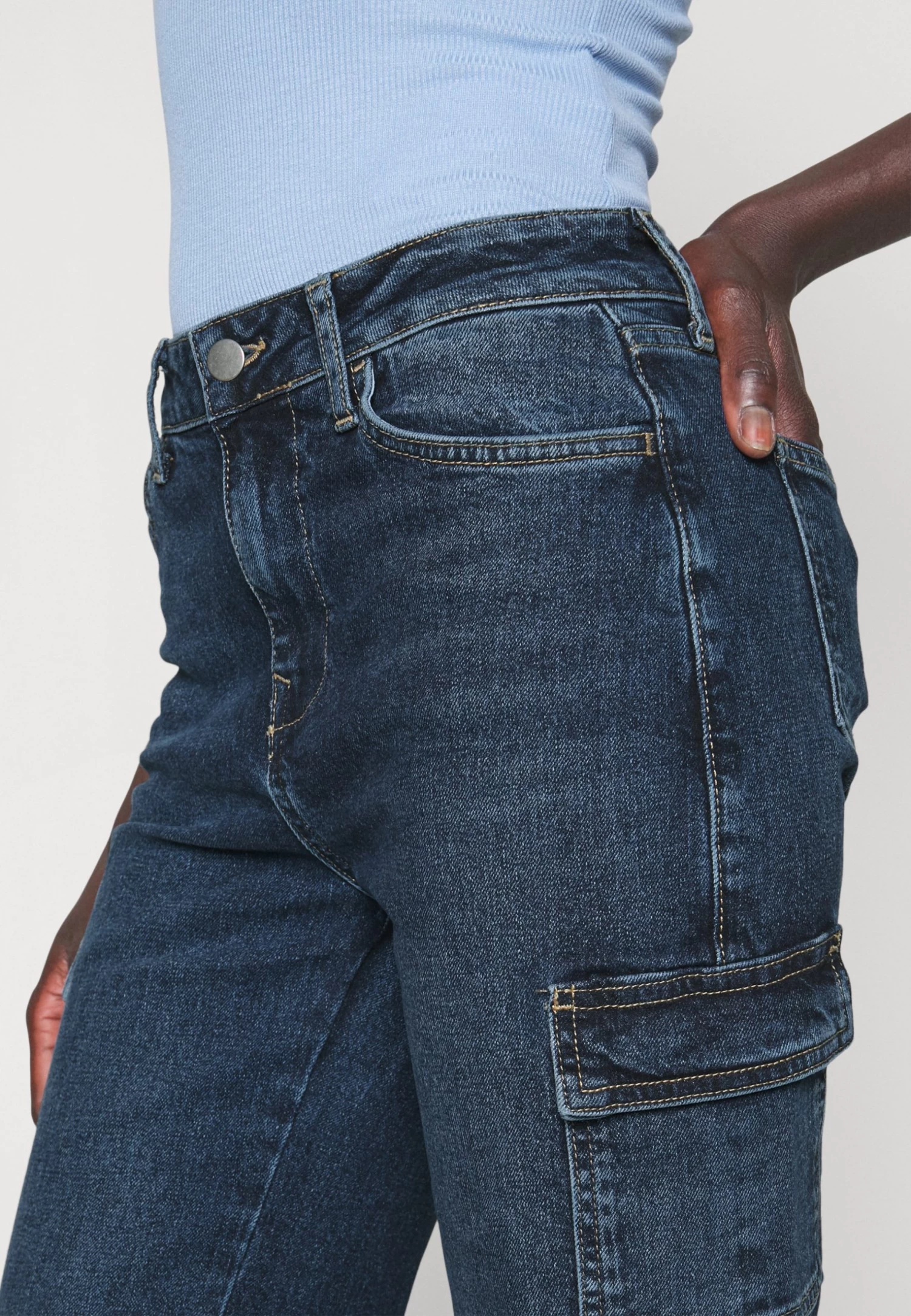 Jeans A ZampaLight Blue Denim Donna Jeans EVI21N009-K11 - immagine 6