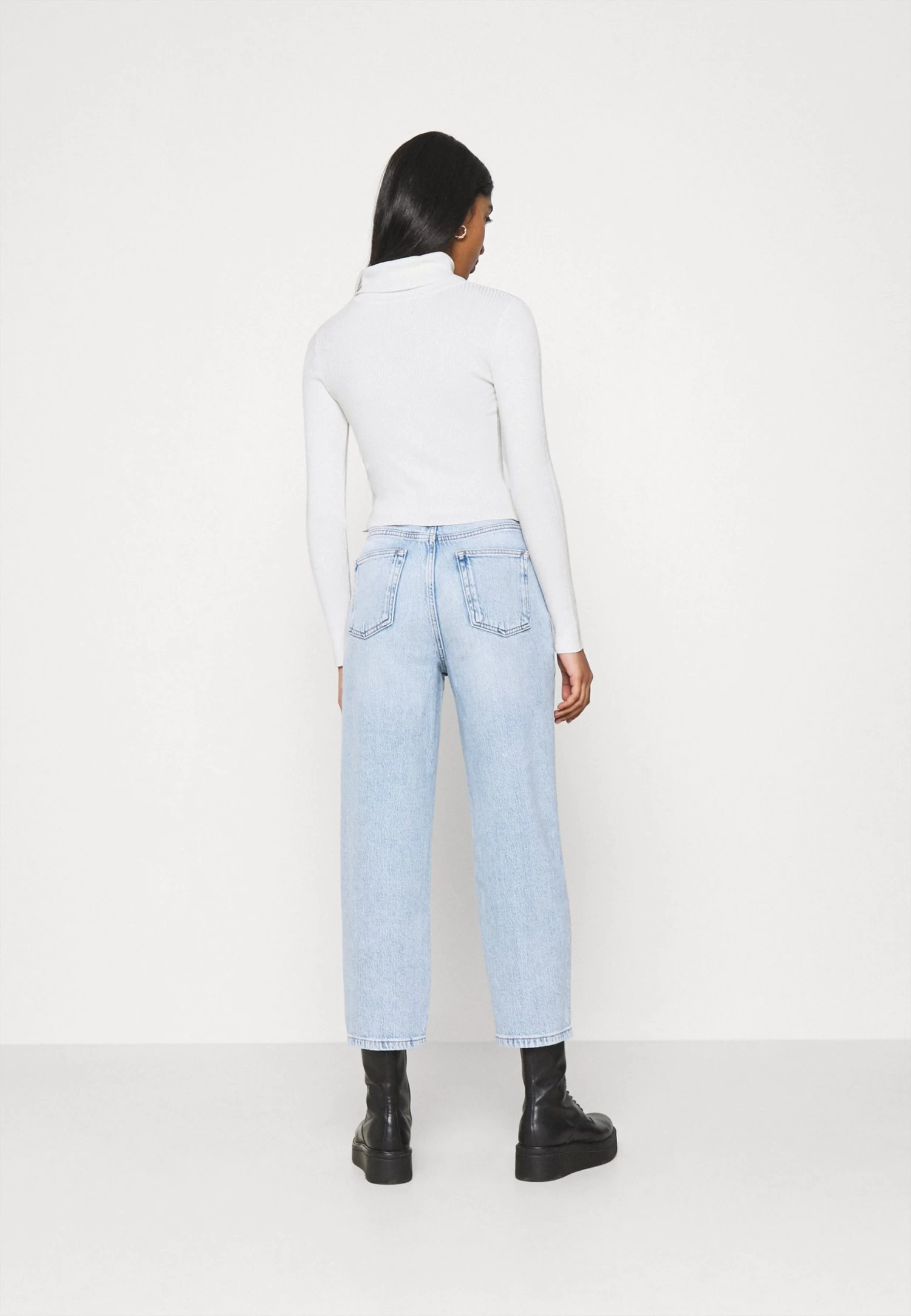 Even&Odd Cropped Turtle Neck 2 PackMaglioneBlack/ White Donna Maglieria EV421I0CW-Q11 - immagine 3