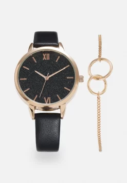 Even&Odd Set - Orologio - Gold-Coloured/Black