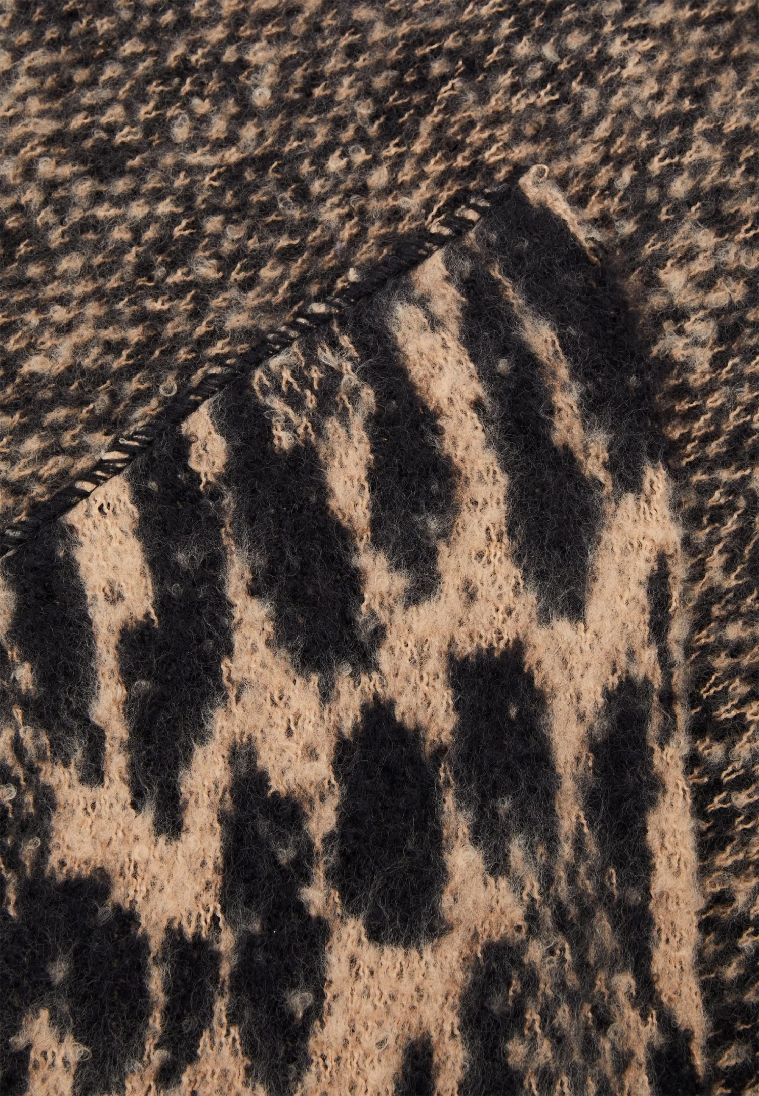 Even&Odd SciarpaCamel/Black Donna Sciarpe EV451G09Y-B11 - immagine 3