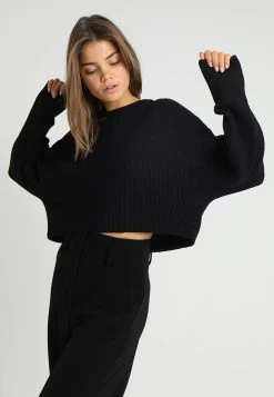 Even&Odd Cropped JumperMaglioneBlack Donna Maglieria EV421I09V-Q11